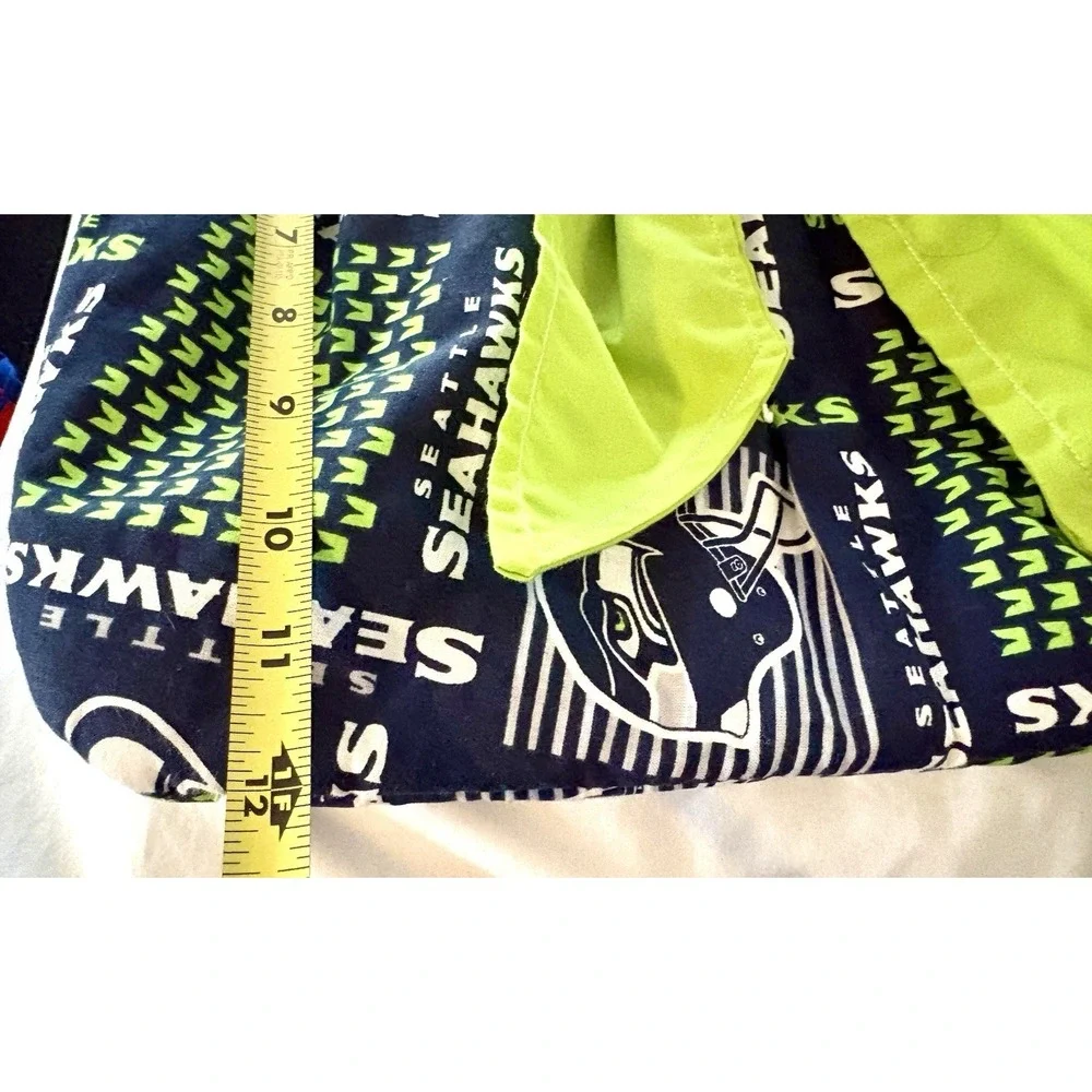Seattle Seahawks Handmade Purse Bag Tote NFL Fan Blue Green Cotton Women's